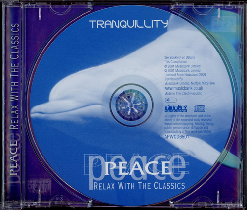 CD Tranquility: Peace - Relax With The Classics - Imagen 4 de 4