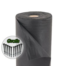 225m x 1m Unkrautvlies PES Gartenvlies Bodengewebe Unkrautfolie Kokos 120g %%