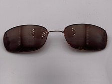 Vintage Tortoise Metal Oval Clip-On Sunglasses Frames