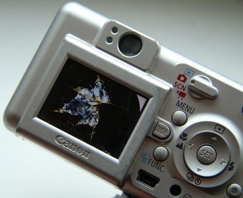 Canon PowerShot A400 3.2MP Compact Digital Camera Silver Bronze DISPLAY BROKEN - Picture 9 of 14