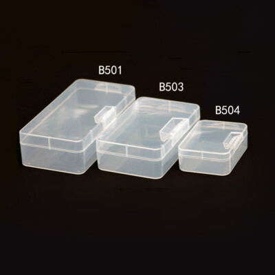Clear PP Small Storage Boxes Plastic Parts for Component Phones Craft Supplies