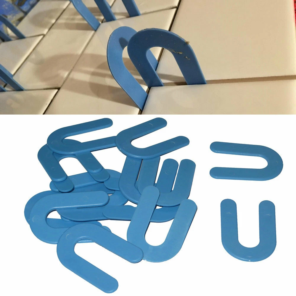 1.5mm Plastic Shims Structural Horseshoe U Shaped Tile Spacers