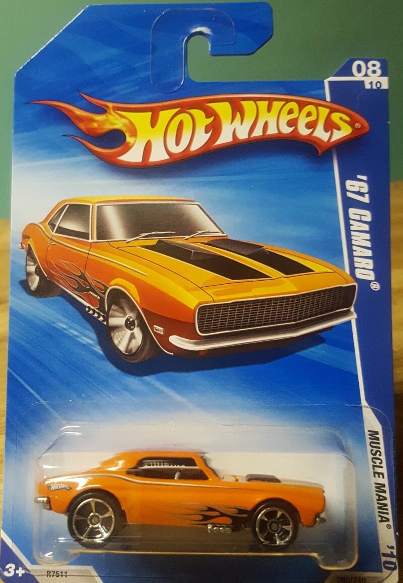 ホットウィール　67 CAMARO レア LAST Hot Wheels '67 Chevy Camaro HW Race Team METAL BASE