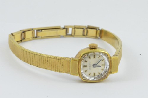 Junghans Damen Watch 20MM Steel Gold Plated Vintage RAR with Band Hand Wound - Picture 4 of 5