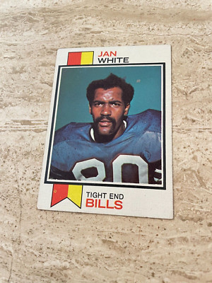 1973 Topps NFL Football # 476 Jan White - Buffalo Bills - NR-MT