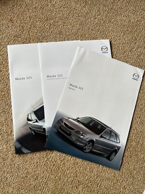 Mazda 323 Prospekt Konvolut Optionen Technische Details 2002 2003