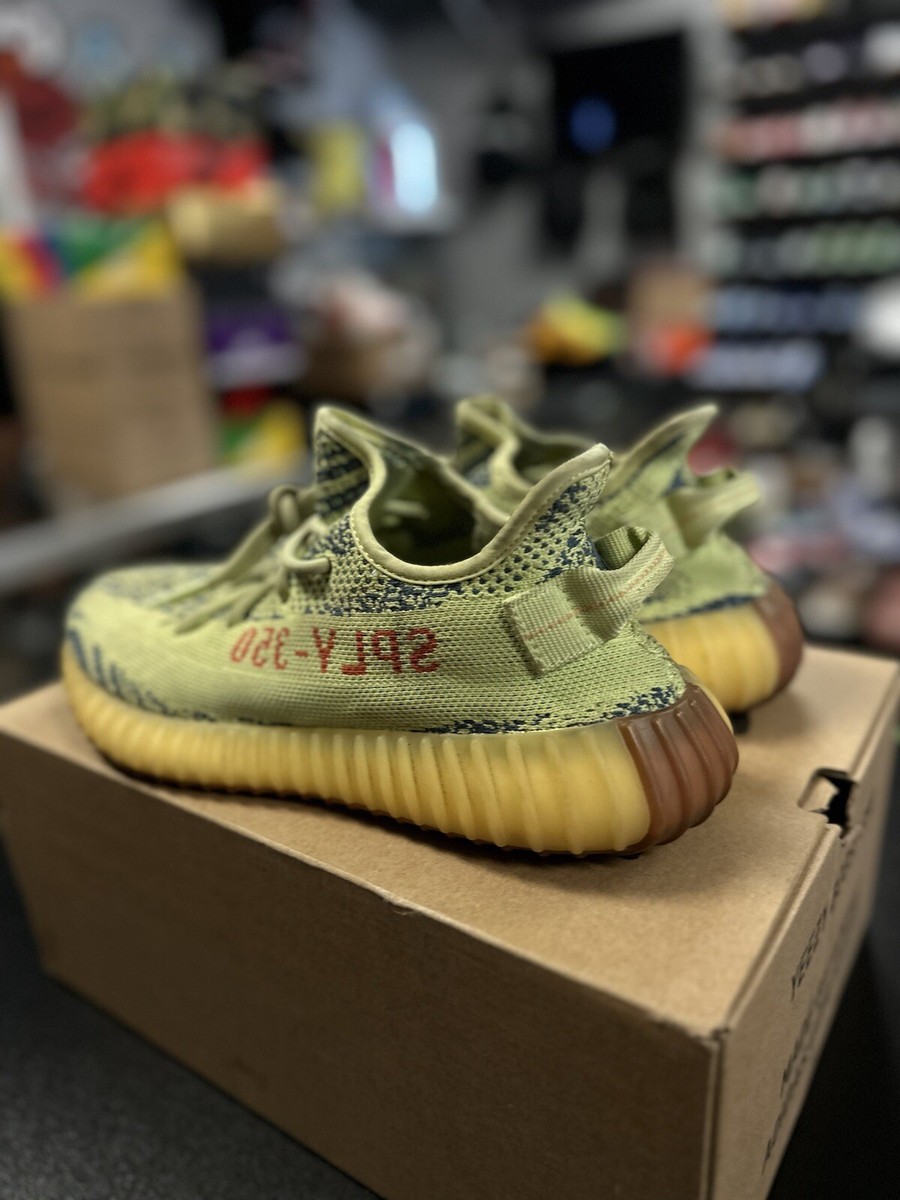 Adidas Yeezy Boost 350 V2 Semi Frozen Yellow - Size 8 - B37572