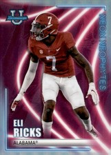 2022-23 Bowman's Best University #NN-15 Eli Ricks Neon Neophytes