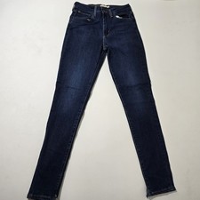 LEVI'S 721 High Rise Skinny Jeans Women's W27/L29 Stretch Blue