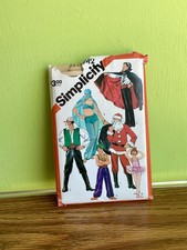 1982 Simplicity Pattern 5742 Genie Dracula Pirate Ballerina Santa Cape Costume