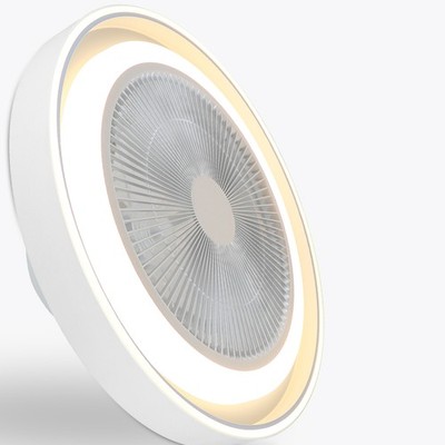 VDE Certified Crystal Edge Dimmable 3CCT Ceiling Fan Light with Remote Control~