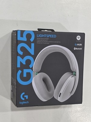 Logitech G325 LIGHTSPEED Wireless Gaming Headset White Bluetooth USB-C New