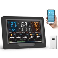 Jely Wlan Wetterstation Mit AußEnsensor 7,5 Zoll Farbdisplay