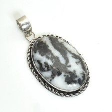 Buffalo Turquoise Gemstone Handmade Pendant Jewelry Gift For Unisex 2.2" XP-6882