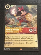 Disney Lorcana Reign of Jafar Minnie Mouse - Daring Defender Cold Foil 6/204
