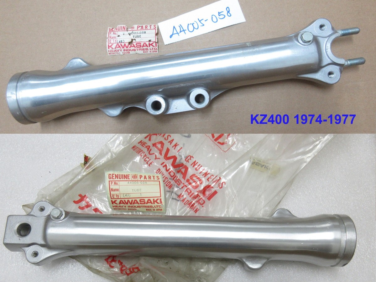 Kawasaki KZ400 Z400 Front Fork Tube L/R 74-77 NOS COVER 44005-058