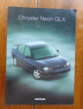 Chrysler Neon GLX 1997 UK Market Sales Brochure