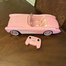 Hot Wheels RC Barbie Corvette Remote Control Car from Barbie: The Movie