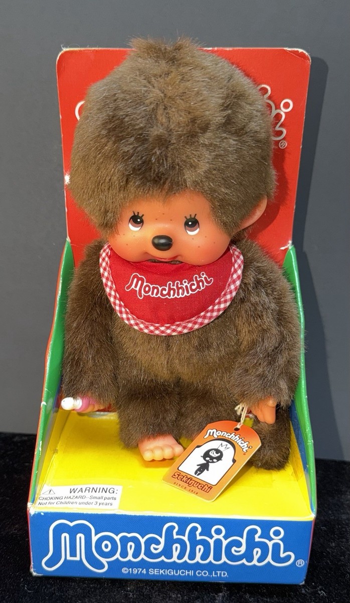 MONCHHICHI BOY, 8” PLUSH, A GIFT FROM ANGEL, TLC BOX, JAPAN MARKET
