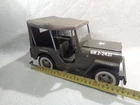 Vintage Tonka Toy 1960s Pressed Steel Green Army JEEP Military GR 2-2431