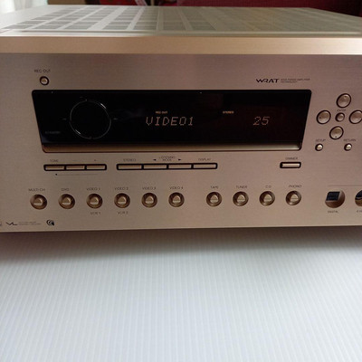 Onkyo Tx-Sa702 N High Power Amplifier Gold With Remote
