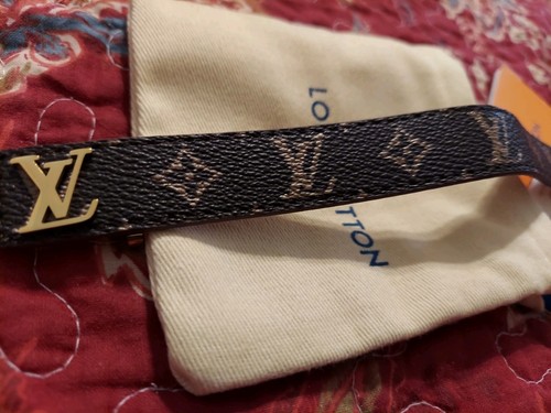 Louis Vuitton Bracelet Gold Brown with Box #5 - Picture 5 of 5