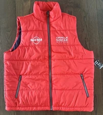F1 / Formula 1 Oracle Red Bull Racing Puffer Vest Hard Rock Size 2XL MSRP $85