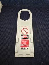 (QTY 15) BRADY STH132 Scafftag Holders Safety Tag Inserts STH-132