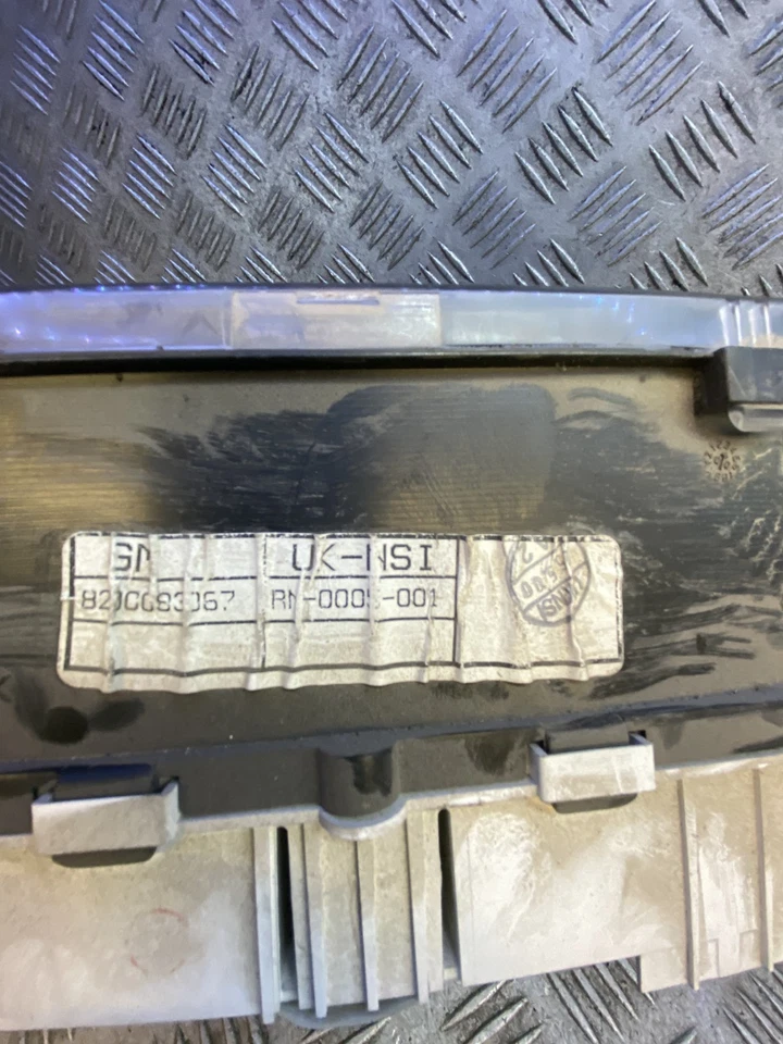 2000 VAUXHALL MOVANO 2.8T SWB 2.5D MK1 (A) PANEL VAN DIESEL 2.5 SPEEDO METER - Image 3 of 3