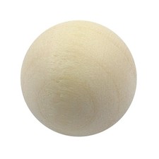 Wooden Round Balls, 10MM 3/8 Inch , 120pcs  Unfinished Natural Wood,
