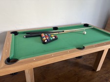 Beech Effect Pool Table (6ft) with Table Top and Adjustable Legs
