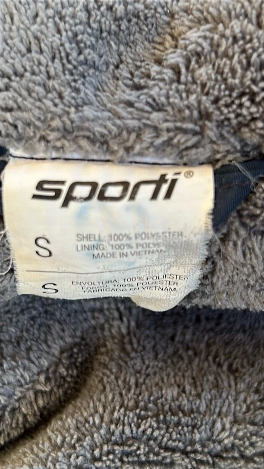 Parka de natación Sporti Comfort forrada de vellón juvenil (junior) Foto 4 de 4