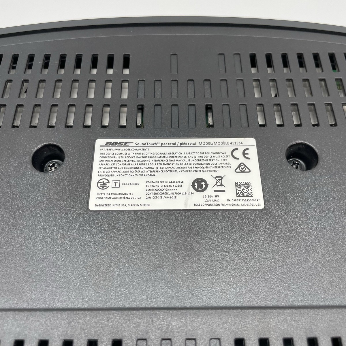 Bose SoundTouch Pedestal 412534 For Wave Music System III | eBay