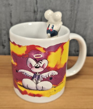 ☕ Diddl Tasse Kuschel-Engelchen 3D Figur Gelb Rot Keramik 🐭