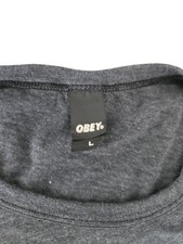 Obey Men s T-Shirt Short Sleeve Crew Neck Gra...