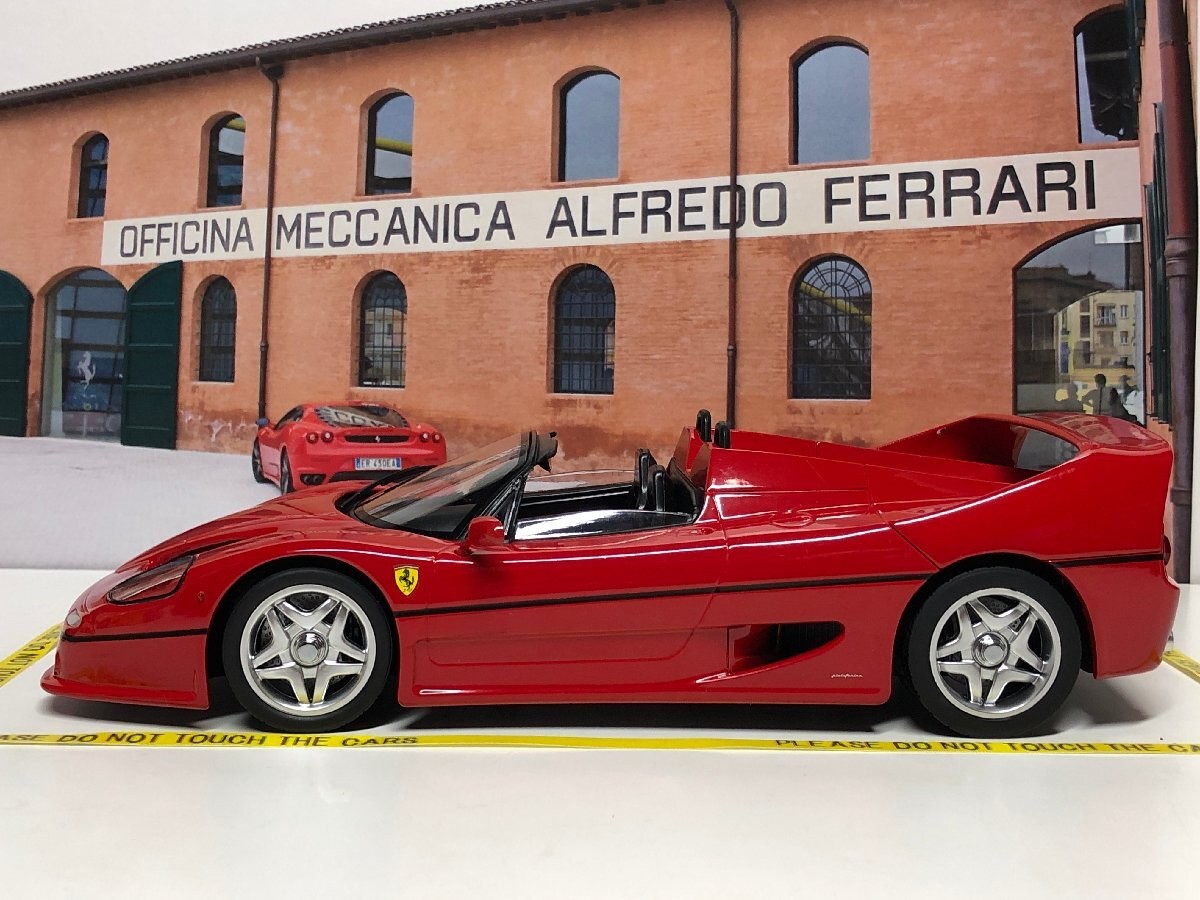 1/18 フェラーリ F50 スパイダー 1995 レッド KK Scale 1/18 KK-Scale 1995 Ferrari F50 Convertible (Red) Diecast Car