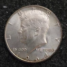 1964 KENNEDY SILVER HALF-DOLLAR UNCIRCULATED HIGH GRADE