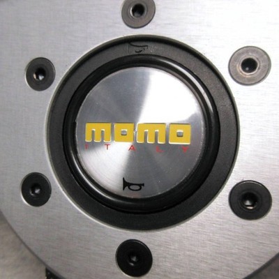 MOMO NET 350mm Leather Steering Wheel Silver JDM Miata NA NB R32