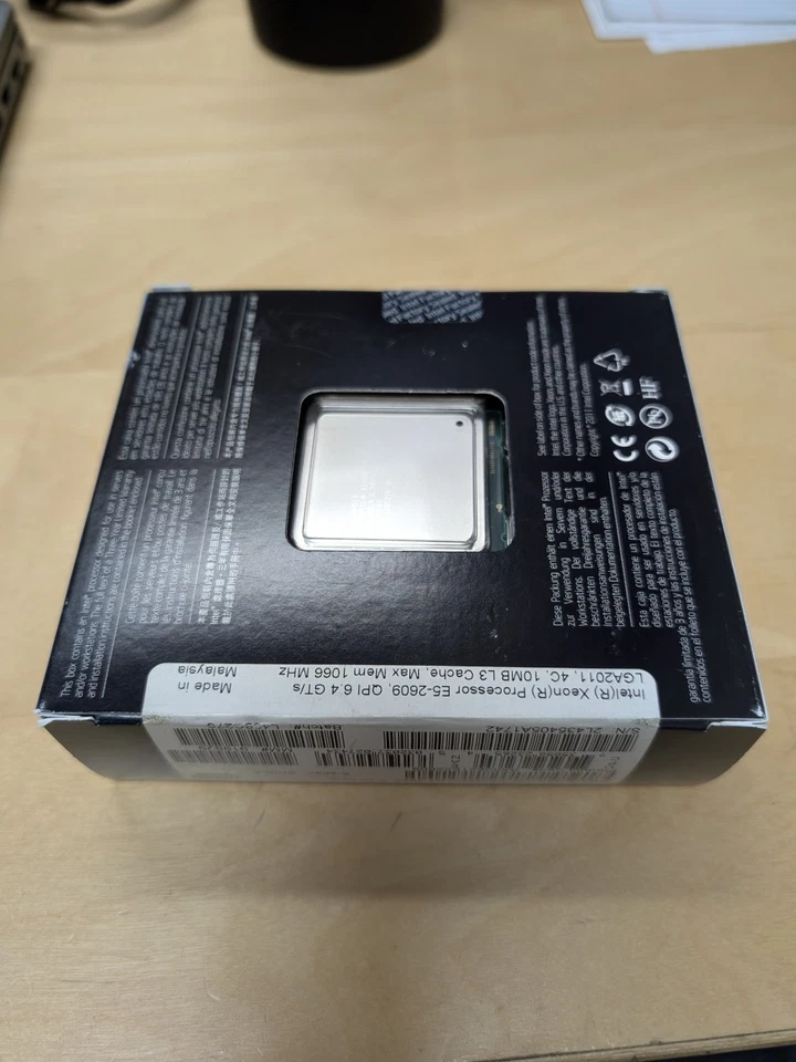 Intel Xeon E5-2609 Server Processor LGA 2011 Workstation 4 Cores New Sealed NIB - Image 4 of 4