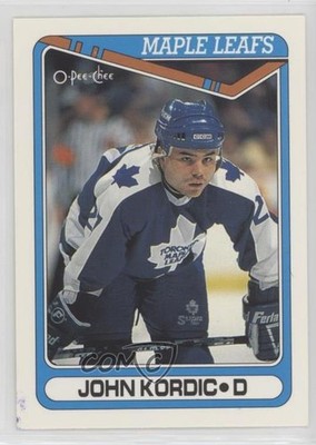 1990-91 O-Pee-Chee John Kordic #401 0da0
