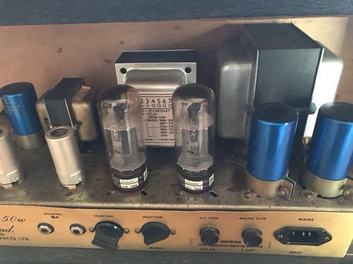 Marshall JMP Mk2 Lead, 50W Mastervol. manufactured 1978 - Picture 8 of 14