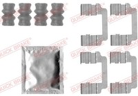 1X Quick Brake 109-1830 ZubehöRsatz Scheibenbremsbelag FüR Opel Vauxhall Saab