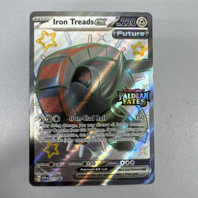 #ad Pokemon Iron Treads Ex 073 Paldean Fates Stamped Promo Holo $1.49