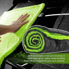 1400GSM Microfiber Drying Towel for Car Detailing Ultra Absorbent SUV Twisted Ya