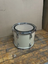 Vintage Royce Procussion Rack Tom Drum 13" Size Model D605 Beige White
