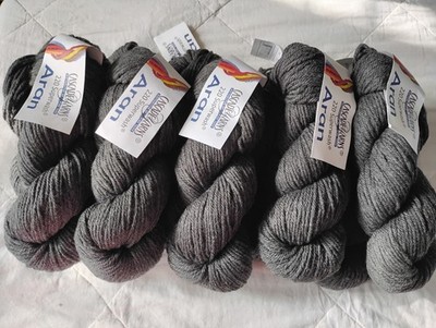 Cascade 220 Superwash Aran Yarn 10 Hanks Charcoal (900) All Same Dye Lot 141110