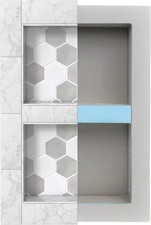 Houseables Shower Niche, Niche Insert Tile Ready, 12 x 20 inches