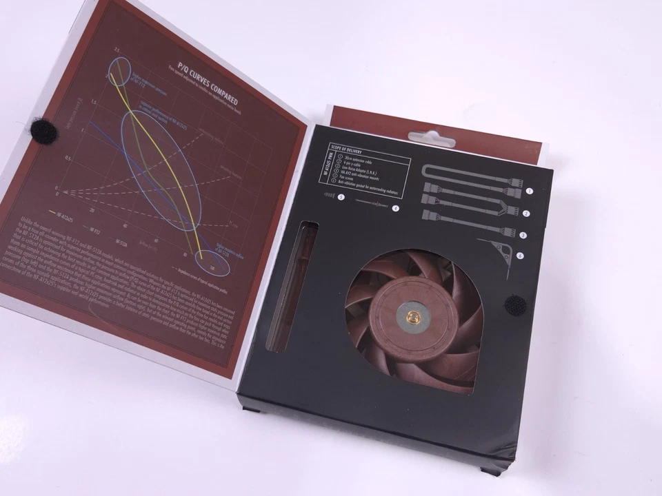 New Noctua NF-A12x25 PWM Premium Quiet Fan 4-Pin 120mm Cooling Brown - Image 2 of 2
