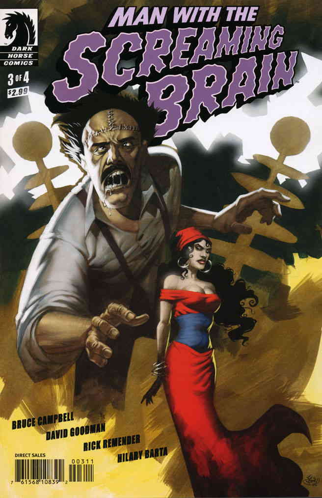 Man With the Screaming Brain #3 FN; Dark Horse | Bruce Campbell - we combine shi