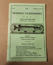RARE July 1939 Modern Taxidermist Magazine No...